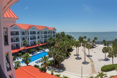 Aerial View of Harborside Resort in Charleston South Carolina