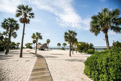 Walkway to Our Private Beach