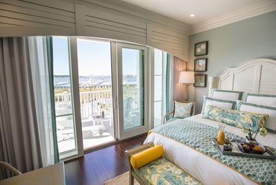 Charleston Hotel Room with a View of the Beach