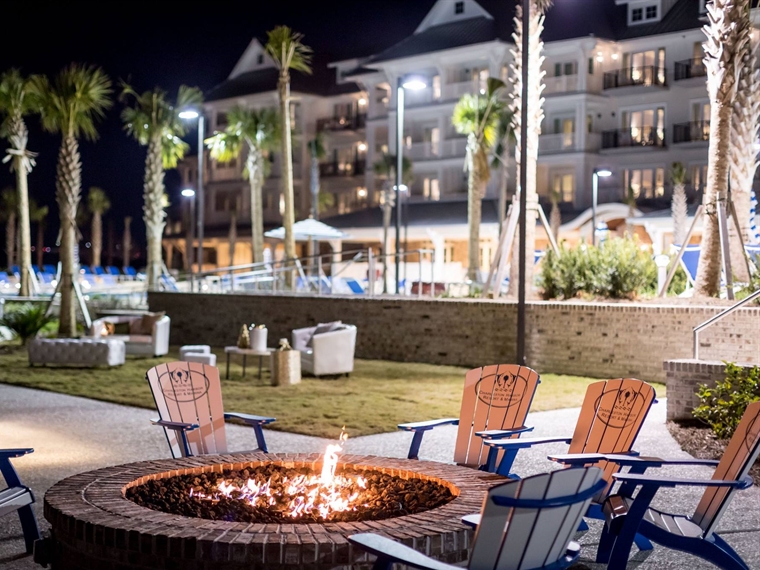 Fire Pit at our Charleston, SC Resort Hotel